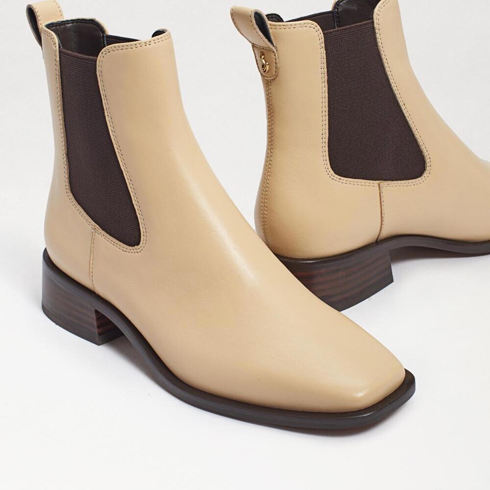 Sam Edelman Thelma Chelsea Boot 6.5 Butter/Beige